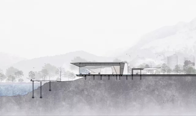 剖面圖，天華建筑設(shè)計(jì)